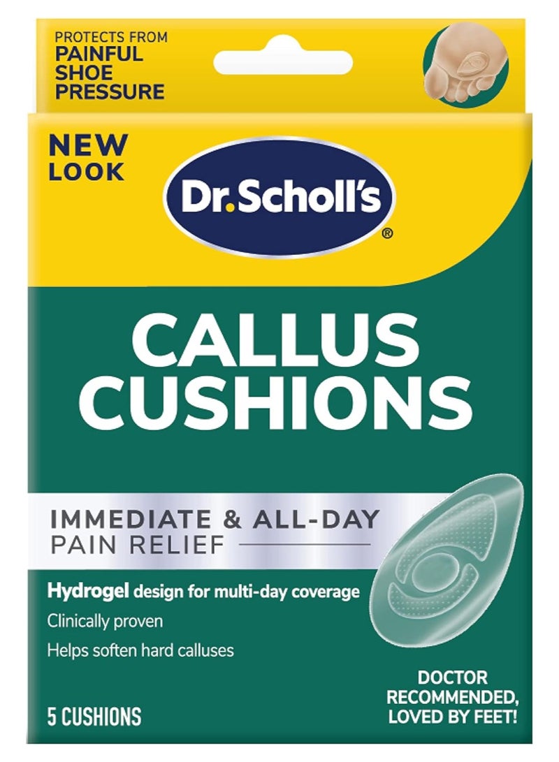 Dr. Scholl'S Callus Cushion For Immediate & All Day Pain Relief 5 Cushion Pack